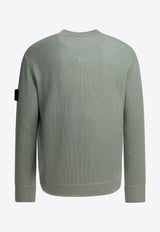 Stone Island Logo Patch Crewneck Sweater Green 5100154S00D8V0055_0cff6c1e-22e8-4a93-b6fe-c0c1e12db212