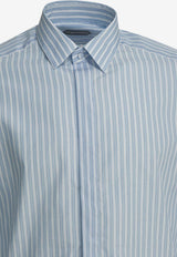 Tom Ford Striped Buttoned Shirts Light Blue HRVF01C0026UWB_01e9021f-e118-4389-b15e-0b9b7f769517