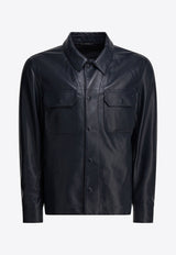 Tom Ford Smooth Leather Overshirt Navy LJS018LMN035UCC_843a9881-9ca2-4e4d-934b-e80966c12b2b