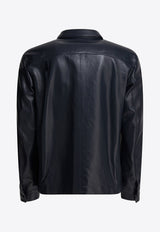 Tom Ford Smooth Leather Overshirt Navy LJS018LMN035UCC_843a9881-9ca2-4e4d-934b-e80966c12b2b