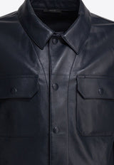 Tom Ford Smooth Leather Overshirt Navy LJS018LMN035UCC_843a9881-9ca2-4e4d-934b-e80966c12b2b