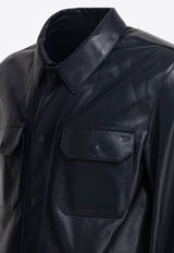 Tom Ford Smooth Leather Overshirt Navy LJS018LMN035UCC_843a9881-9ca2-4e4d-934b-e80966c12b2b