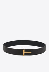 Tom Ford Reversible T Icon Belt  Brown