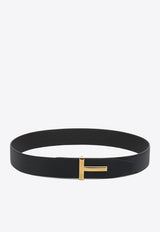 Tom Ford Reversible T Icon Belt  Brown