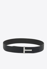 Tom Ford Reversible T Icon Belt  Brown