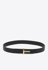 Tom Ford Reversible T Icon Belt  Brown