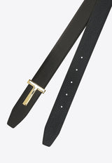 Tom Ford Reversible T Icon Belt  Brown