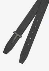 Tom Ford Reversible T Icon Belt  Black