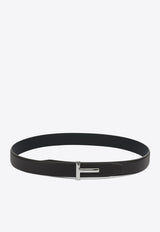 Tom Ford Reversible T Icon Belt  Brown
