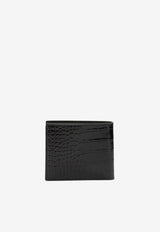 Tom Ford Croc-Embossed Leather Bi-Fold Wallet  Dark Brown Y0228LCL439SEDB_2338dddf-5542-41db-9a97-628aa572c6f2