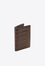 Tom Ford Exotic Line Cardholder  Brown
