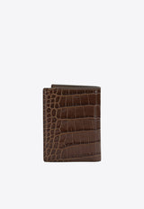 Tom Ford Exotic Line Cardholder  Brown