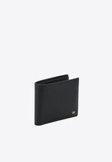 Tom Ford Small Grain Leather Bifold Wallet  Black