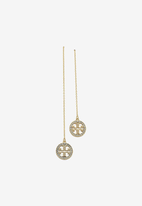 Tory Burch Icon Crystal Paved Drop Threader Earrings Gold 171659783_4438e470-2c05-4399-9748-08a8c2c4e79e