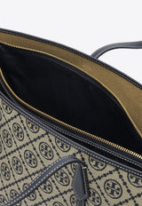 Tory Burch T Monogram Tote Bag Blue 174279405_38d618d0-6043-4016-89bb-fdc456007bb9