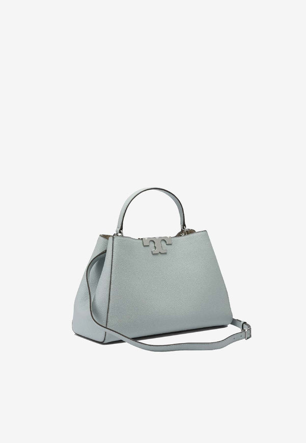 Tory Burch Eleanor Soft Satchel Leather Handbag Light Blue 174980400_75988609-6687-4b34-ba45-728c9be125d3