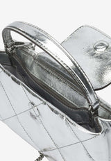 Tory Burch Kira Diamond Quilt Metallic Leather Handbag Silver 174998040_be42a638-da97-48b1-9f96-d75c97514f96