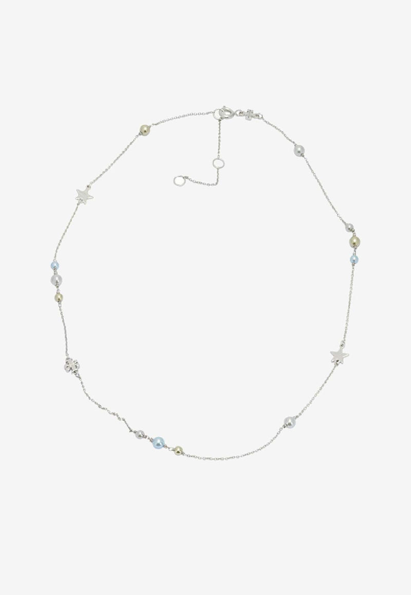 Tory Burch Delicate Moondance Pearl Necklace Silver 176867400_56e15269-6d6b-47c8-9d68-67f26b51baf7
