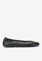Tory Burch Reva Leather Ballet Flats Black 177201013_d4e21eb5-7f5d-4b6c-b074-d3212f860d46