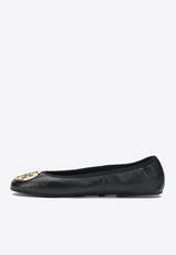 Tory Burch Reva Leather Ballet Flats Black 177201013_d4e21eb5-7f5d-4b6c-b074-d3212f860d46