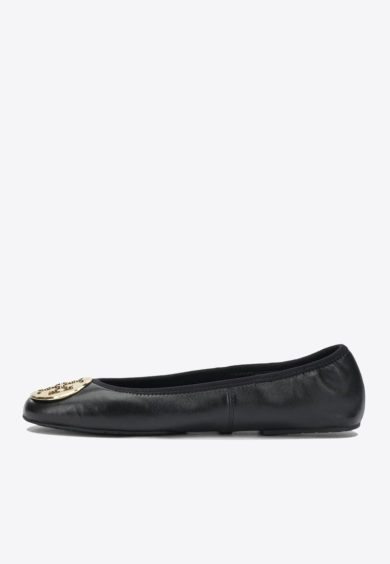 Tory Burch Reva Leather Ballet Flats Black 177201013_d4e21eb5-7f5d-4b6c-b074-d3212f860d46