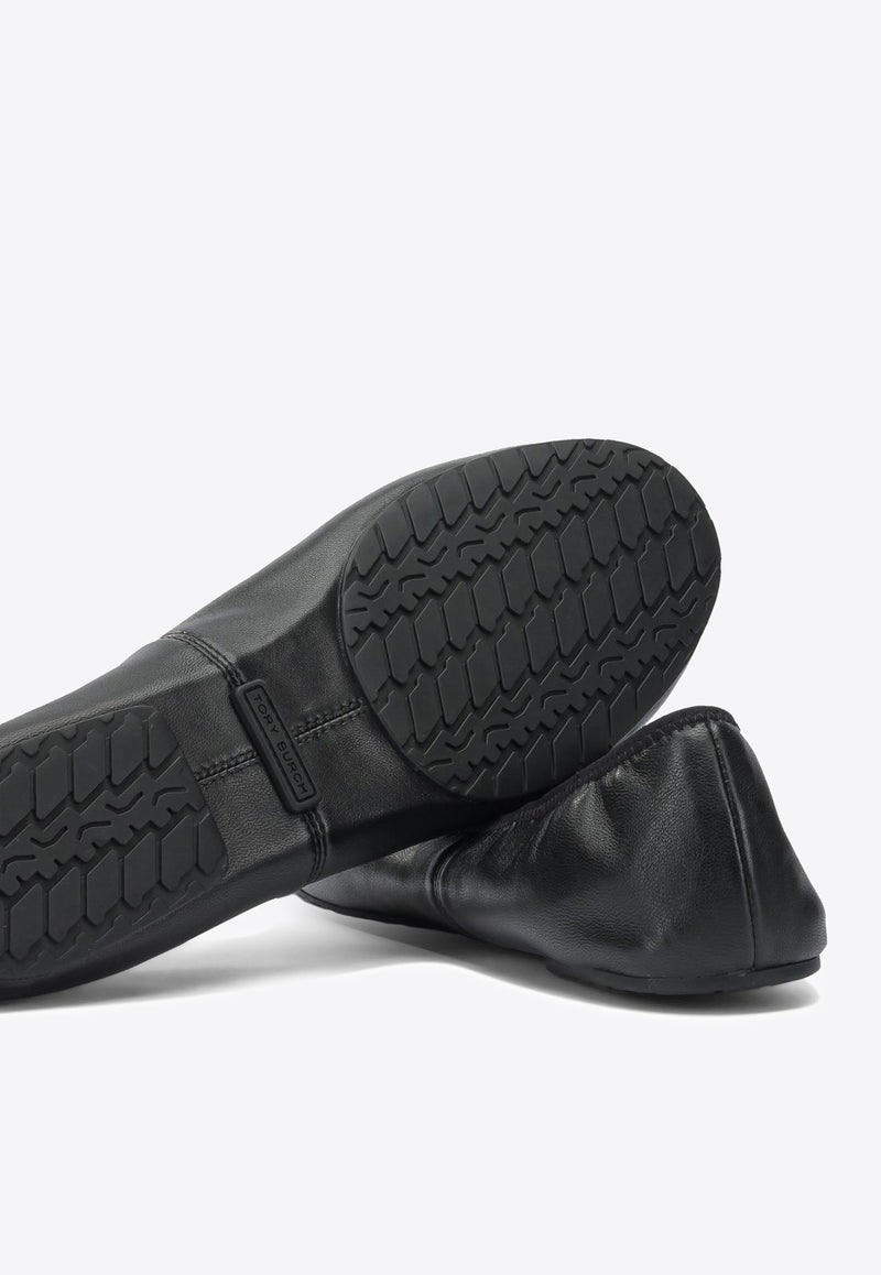 Tory Burch Reva Leather Ballet Flats Black 177201013_d4e21eb5-7f5d-4b6c-b074-d3212f860d46