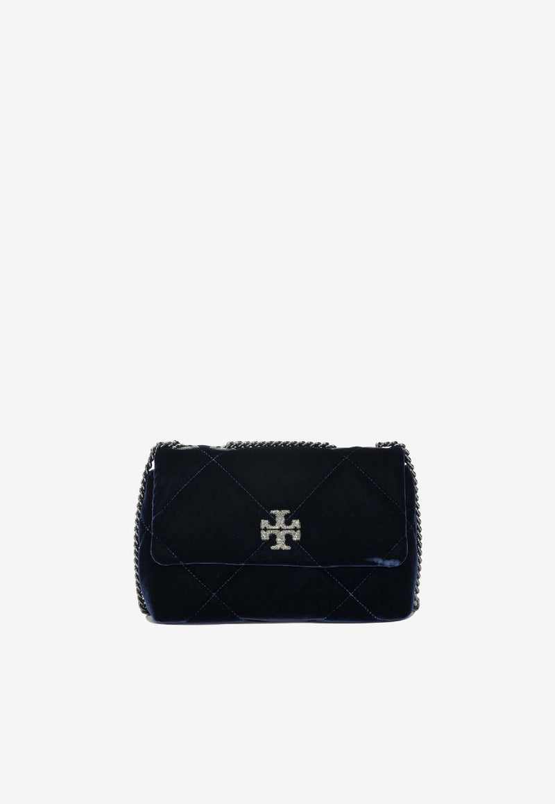 Tory Burch Small Kira Diamond Quilt Velvet Shoulder Bag Blue 177517430_5141ba91-a9f2-4473-80b7-bff4c52e8d48