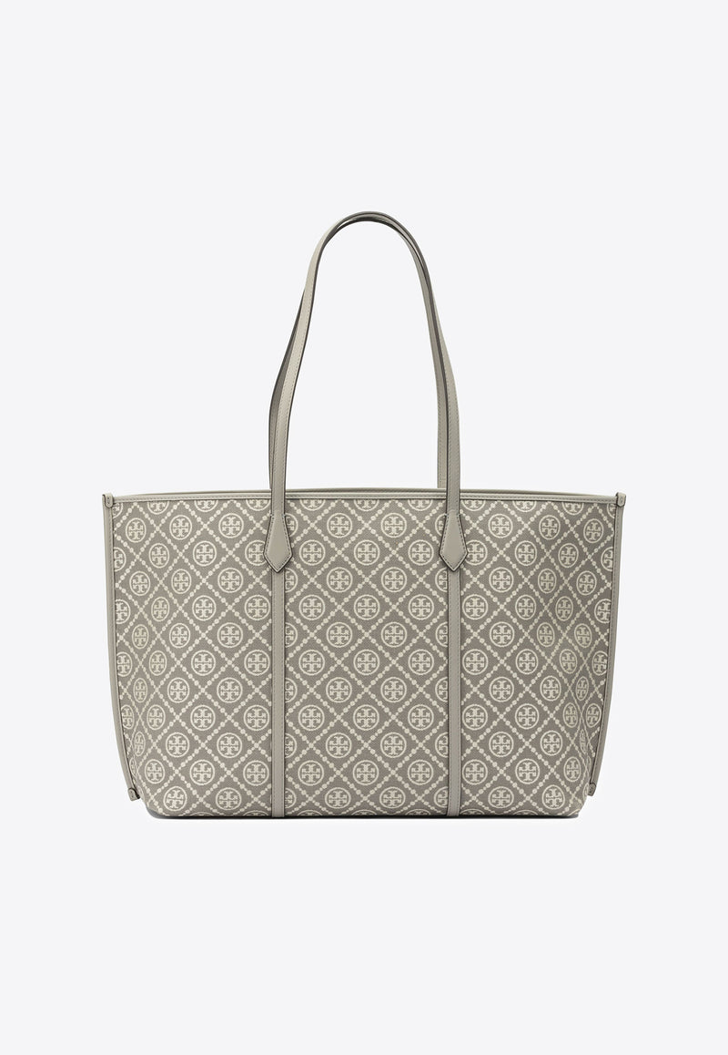 Tory Burch Perry T Monogram Tote Bag Gray 178182020_9e08f99f-1898-4c25-aa55-dd51bc37b990