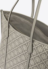 Tory Burch Perry T Monogram Tote Bag Gray 178182020_9e08f99f-1898-4c25-aa55-dd51bc37b990