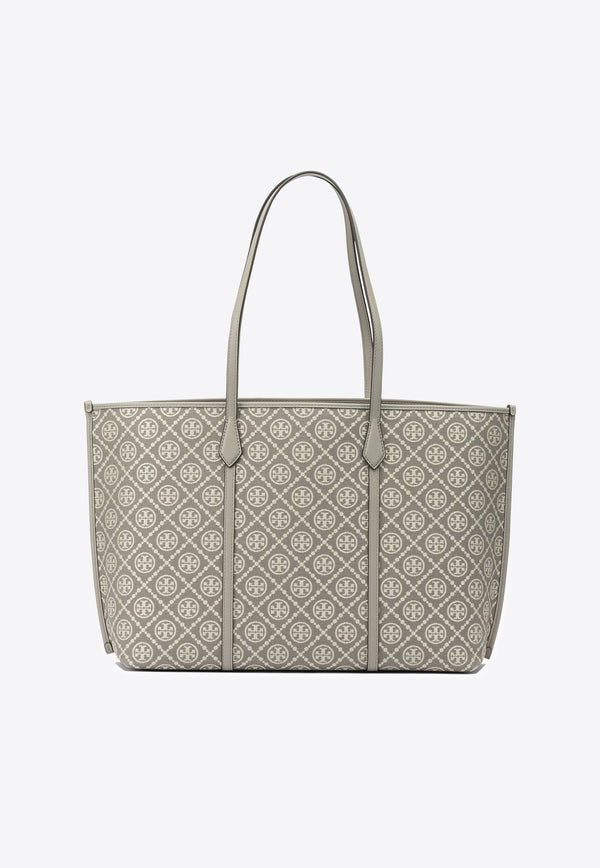 Tory Burch Perry T Monogram Tote Bag Gray 178182020_9e08f99f-1898-4c25-aa55-dd51bc37b990