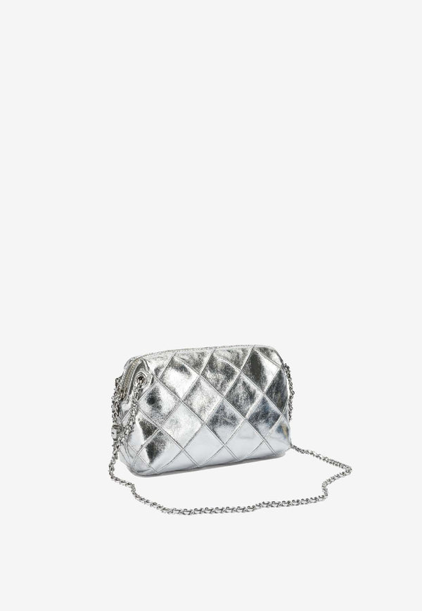 Tory Burch Fleming Soft Metallic Leather Crossbody Bag Silver 178233040_77411638-e54e-48b8-bec2-0e5c43a5a9d8