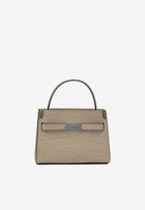 Tory Burch Petite Lee Radziwill Handbag in Croc-Embossed Leather Beige 178831250_a08376ce-7013-43d2-ac7e-4de14a6da585