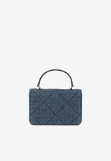 Tory Burch Mini Kira Quilted Denim Top Handle Bag Blue 183214400_89a2d7f7-880d-41d3-ba9b-7648a0c23320