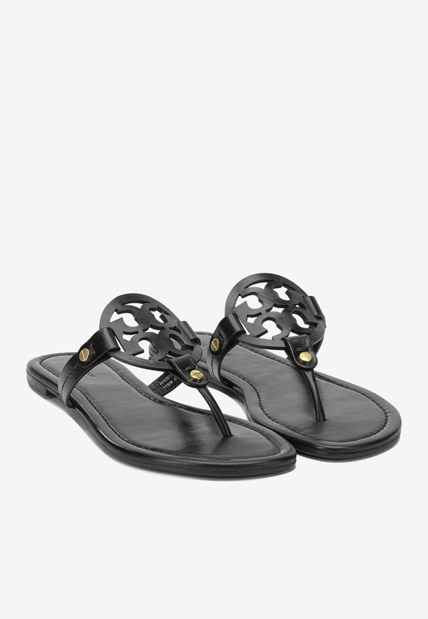 Tory Burch Miller Leather Thong Sandals Black 50008694001_76b3b4de-54cd-473b-940c-64196cd90e70
