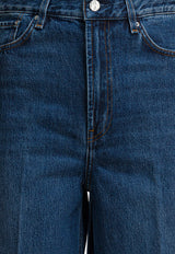 Toteme Logo Patch Straight-Leg Jeans   Blue 242-WRB2426-FB0045-067DK BLUE_2f41e86c-3a66-4bae-b58c-830e93b76d85