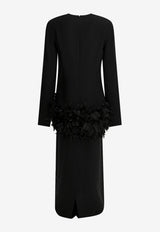 Toteme Petal Wool and Silk Maxi Dress Black 261-WRD0278-FB0550-001BLACK_42776868-353b-4c82-8423-e8e6bf4ed638
