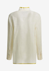 Valentino Floral Embroidered Casual Shirt White 8B3AB8269M4AM0_33b31f08-85ec-48db-b0ac-acca3413bc1d