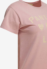 Valentino Panther Lady Printed T-shirt Pink 8B3MG24Y9GLC5R_96b5b0ce-5468-488a-8657-4b7435e14b8e