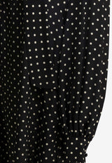 Valentino Polka Dots Flared Dress  Black 8B3VAJF89DWTB1_a8138dba-06bf-4f20-a961-30c0ad3b4f84