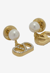 Valentino VLogo Signature Pearl Earrings Gold 8W2J0X81HJYCNP_1fcd2b3d-3a53-4924-b96d-ec2d6e2d92ed
