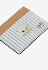Valentino Le Chat De La Maison Print Cardholder Blue 8Y2P0AP4AXU9VM_2ccdfc2b-780b-4a9b-b6ae-c22948725956