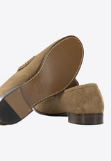 Valentino VLogo Signature Suede Loafers Brown 8Y2S0J68UZMC4Q_05a57f34-370f-48a8-b62f-de19e3bbaa50