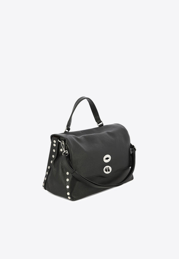 Zanellato Medium Postina Daily Top Handle Bag Black POSTINA DAILY M0680100040000Z0001_5f63e270-4ce4-4d33-87dc-9d02aea6da5c