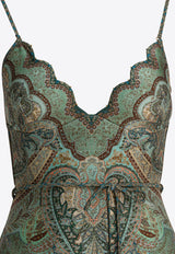 Zimmermann Wanderlust Scalloped One-Piece Swimsuit  Green 5755WRS262TPTM_eb42ad3d-df73-4fb5-8af4-557adf0a1f04
