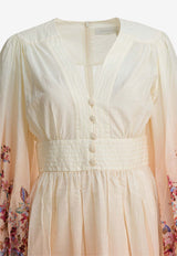 Zimmermann Awaken Floral Midi Dress Multicolor 6875DRS261IVF_58717a7d-6b70-41bc-8226-c7c43fa4a9bf