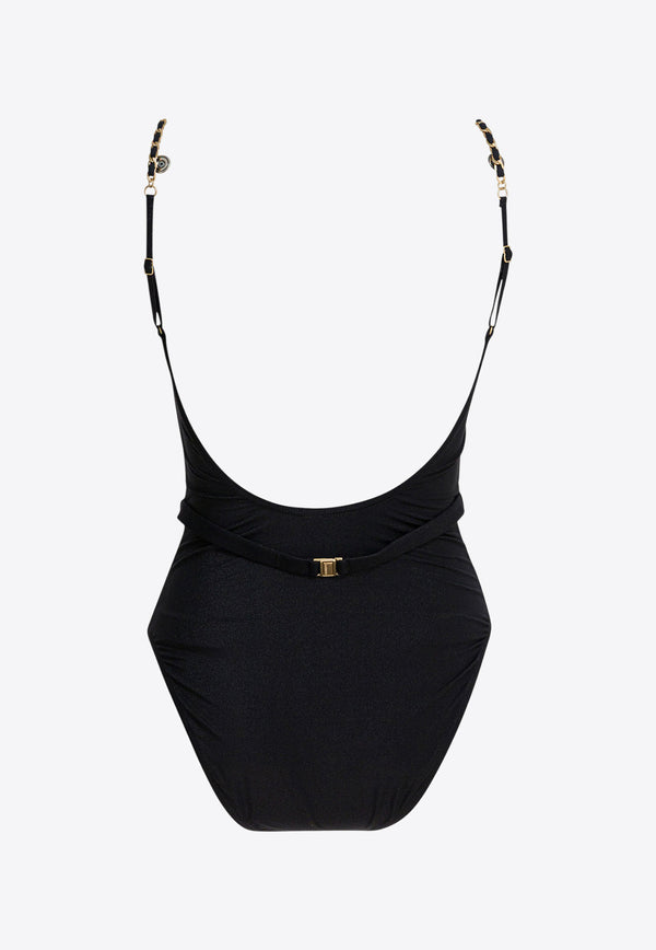 Zimmermann Daylight Chain Scoop One-Piece Swimsuit  Black 7059WRS263BLK_db82e1e9-cd4b-457b-8bca-0c0748afca7c