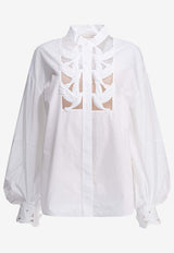 Zimmermann Luna Casual Blouse White 8426TS261IVO_285758f1-4df2-4f8c-a0ab-e170c8724207