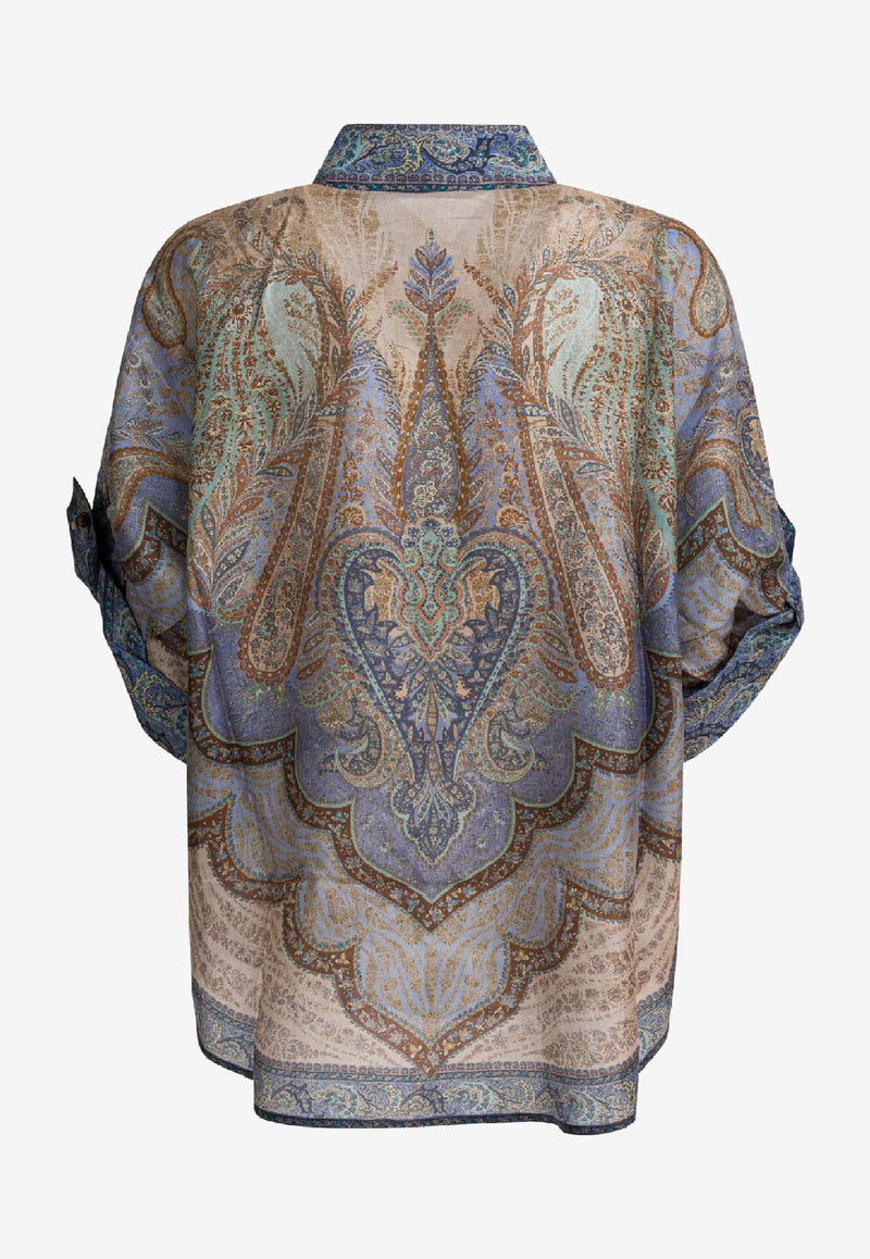 Zimmermann Wanderlust Printed Silk Shirt Multicolor 8624TRS262TPBL_b62a4d52-9c7a-46f0-a53e-6d8660f9d644