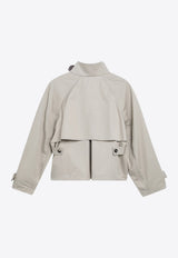 Loewe High-Neck Jacket Beige S359Y02XFECO/S_LOEW-2140