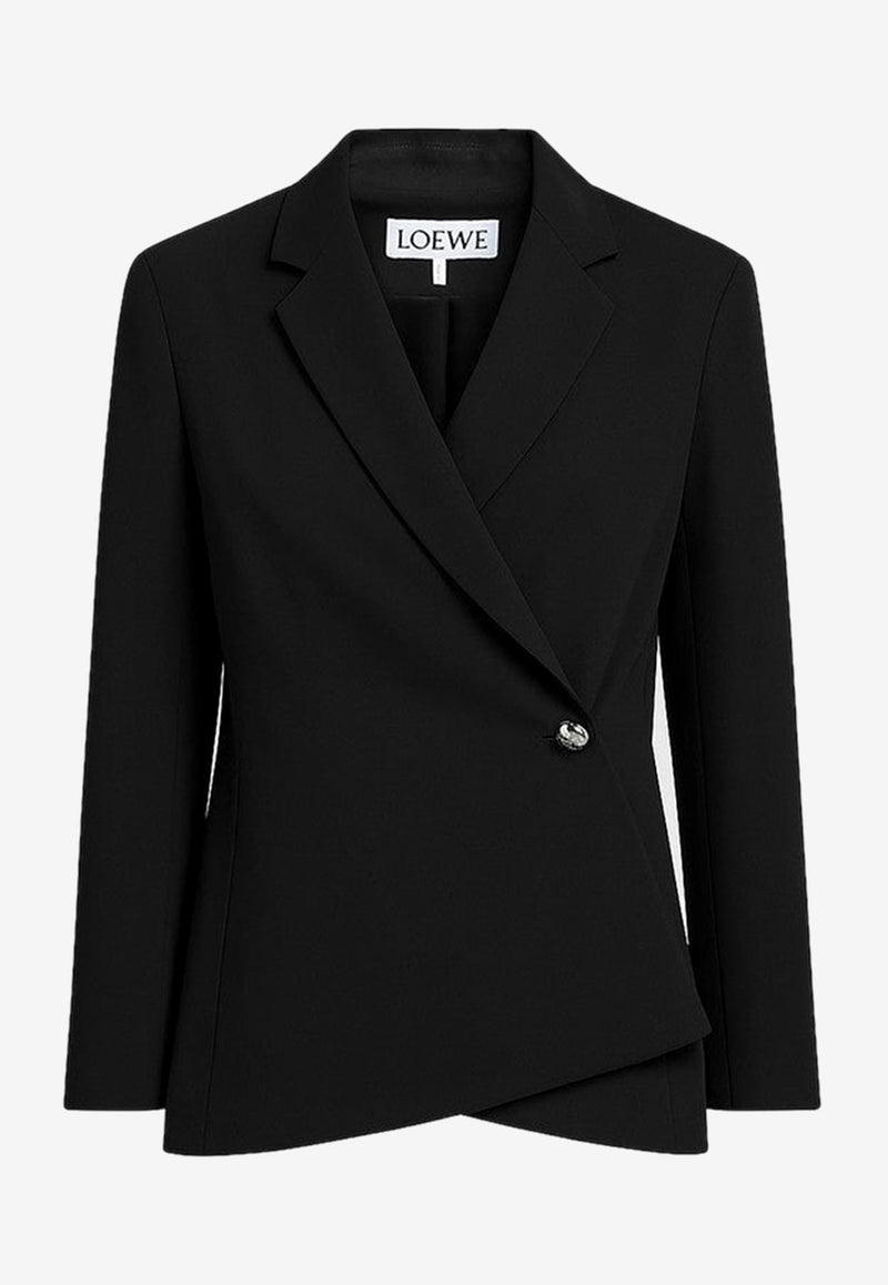 Loewe Twisted Anagram-Pebble Blazer Black S359Y03XA6VI/R_LOEW-1100